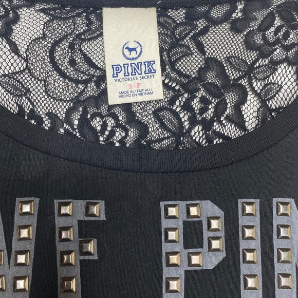 LIVE PINK Victoria Secret Rocker Top - Size Small - Picture 3 of 5